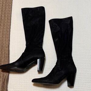 Donald J. Pliner Black Heeled Boots size 9